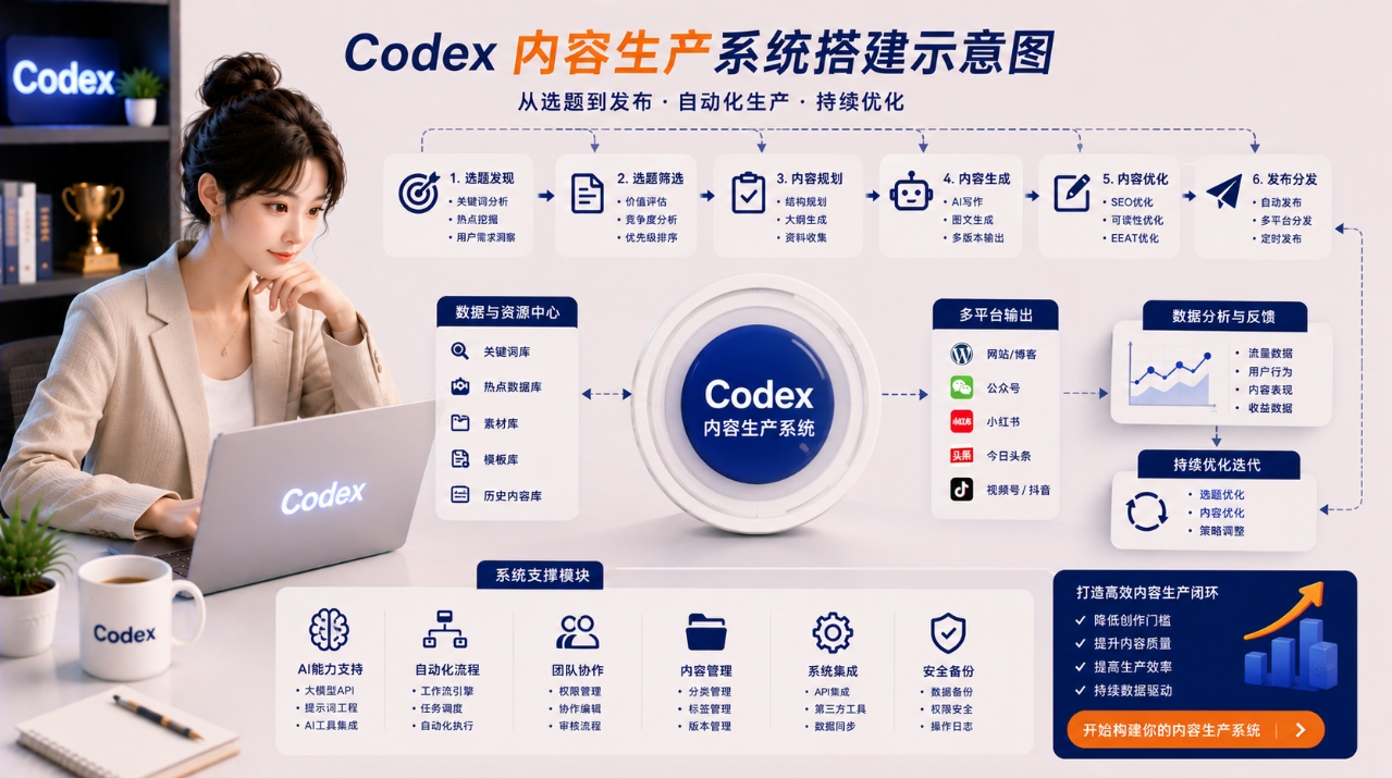 Codex内容生产系统怎么搭建？我从今日记录到发布的完整流程